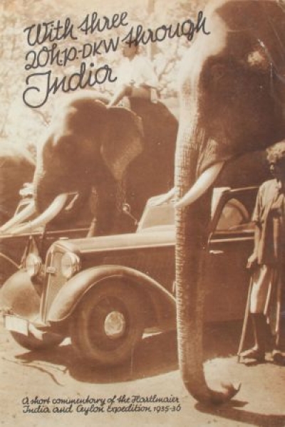 DKW 20 HP Modelprogram 1937 "With three DKW through India" Carbrochure (7726)